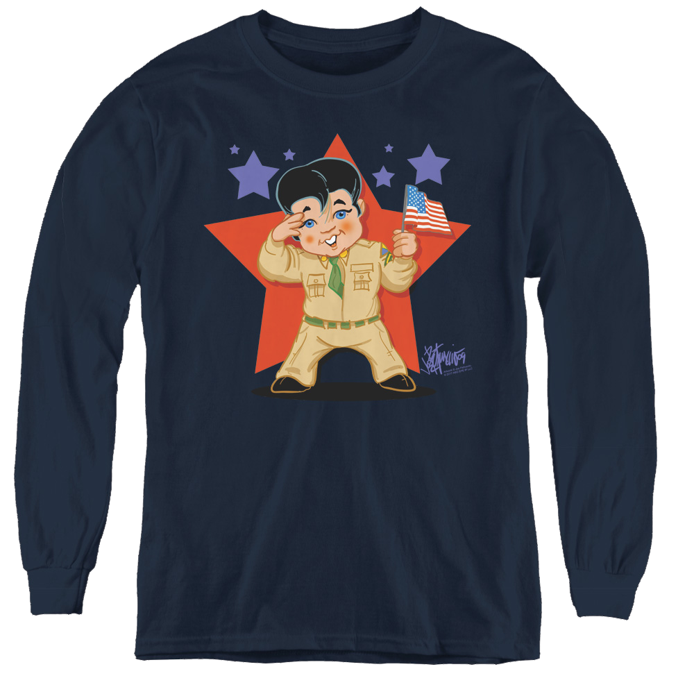 Elvis Presley Lil G I - Youth Long Sleeve T-Shirt Youth Long Sleeve T-Shirt Elvis Presley   