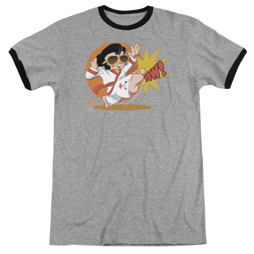Elvis Presley Karate King - Men's Ringer T-Shirt Men's Ringer T-Shirt Elvis Presley   