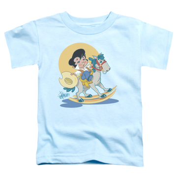 Light blue toddler t-shirt with Elvis Presley Yip E graphic