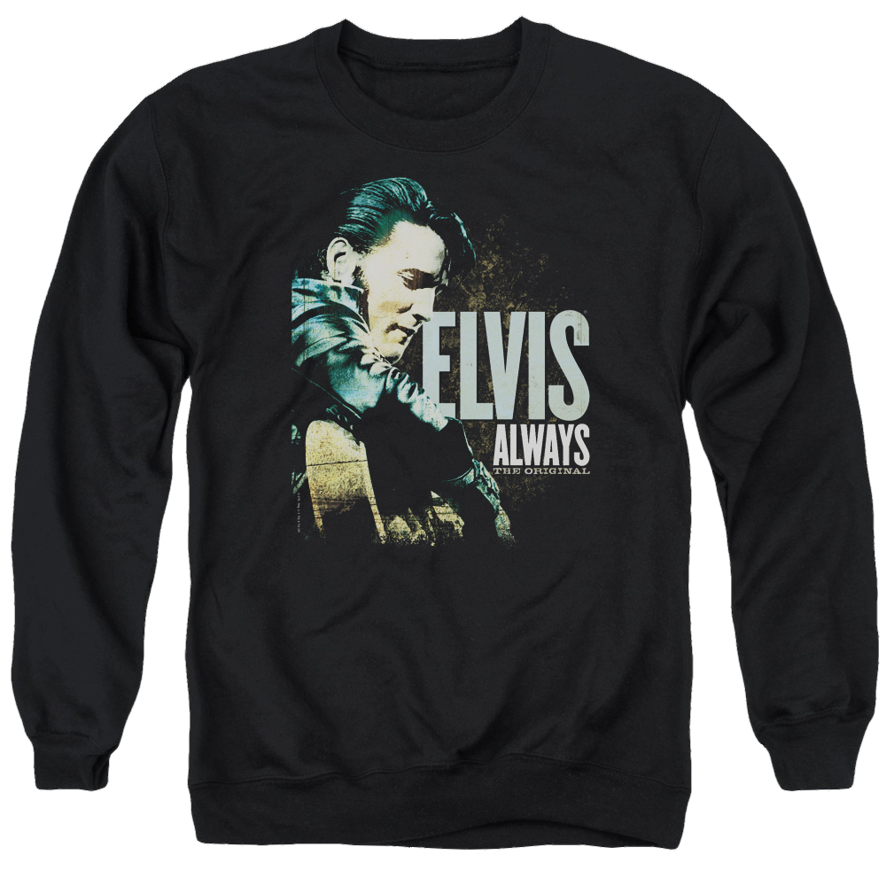 Elvis Presley Always The Original - Men's Crewneck Sweatshirt Men's Crewneck Sweatshirt Elvis Presley   