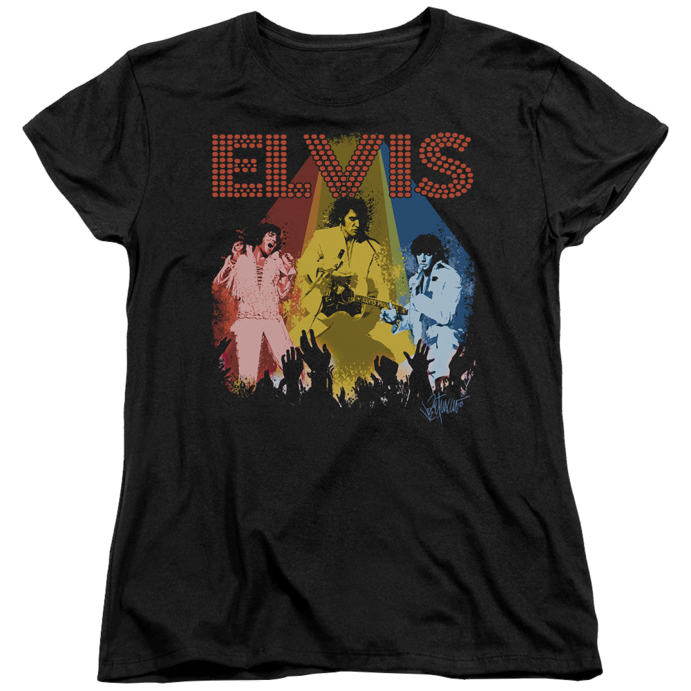 Elvis Presley Vegas Remembered - Women's T-Shirt Women's T-Shirt Elvis Presley   