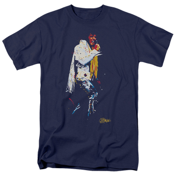 Elvis Presley Yellow Scarf - Men's Regular Fit T-Shirt Men's Regular Fit T-Shirt Elvis Presley   