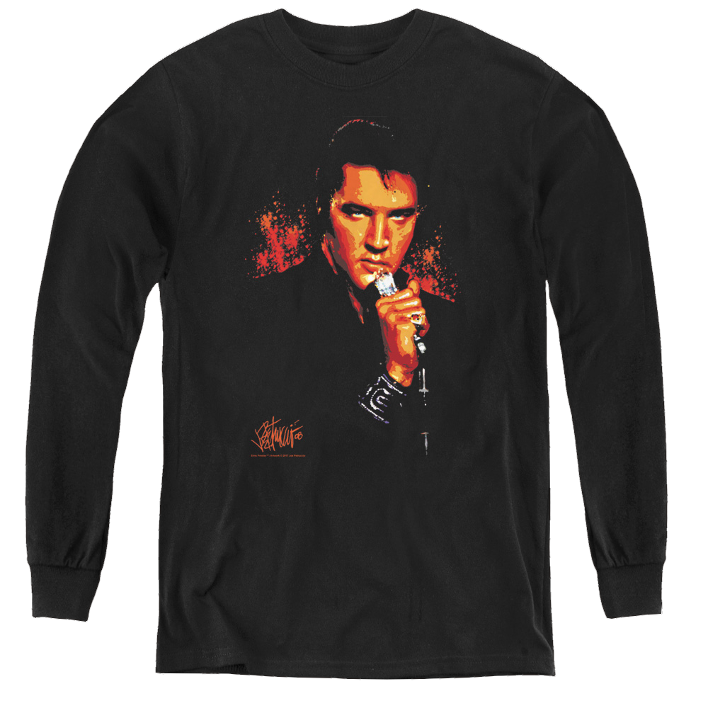 Elvis Presley Trouble - Youth Long Sleeve T-Shirt Youth Long Sleeve T-Shirt Elvis Presley   