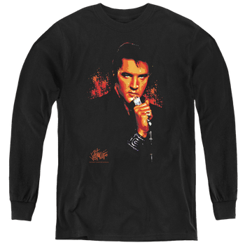 Elvis Presley Trouble - Youth Long Sleeve T-Shirt Youth Long Sleeve T-Shirt Elvis Presley   