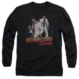 Elvis Presley Burning Love - Men's Long Sleeve T-Shirt Men's Long Sleeve T-Shirt Elvis Presley   