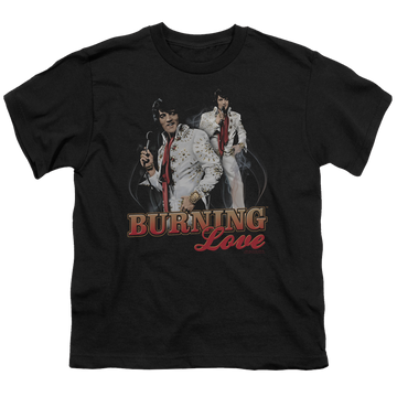 Elvis Presley Burning Love - Youth T-Shirt (Ages 8-12) Youth T-Shirt (Ages 8-12) Elvis Presley   