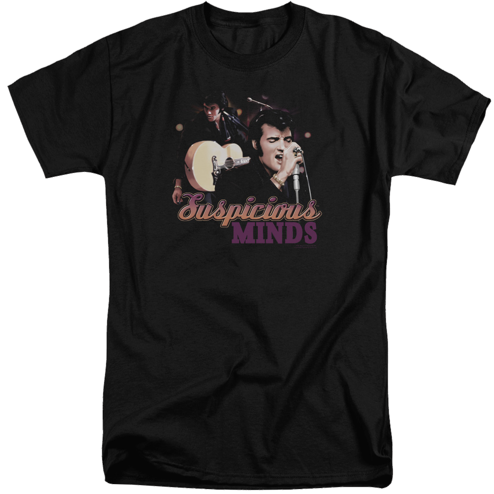 Elvis Presley Suspicious Minds - Men's Tall Fit T-Shirt Men's Tall Fit T-Shirt Elvis Presley   