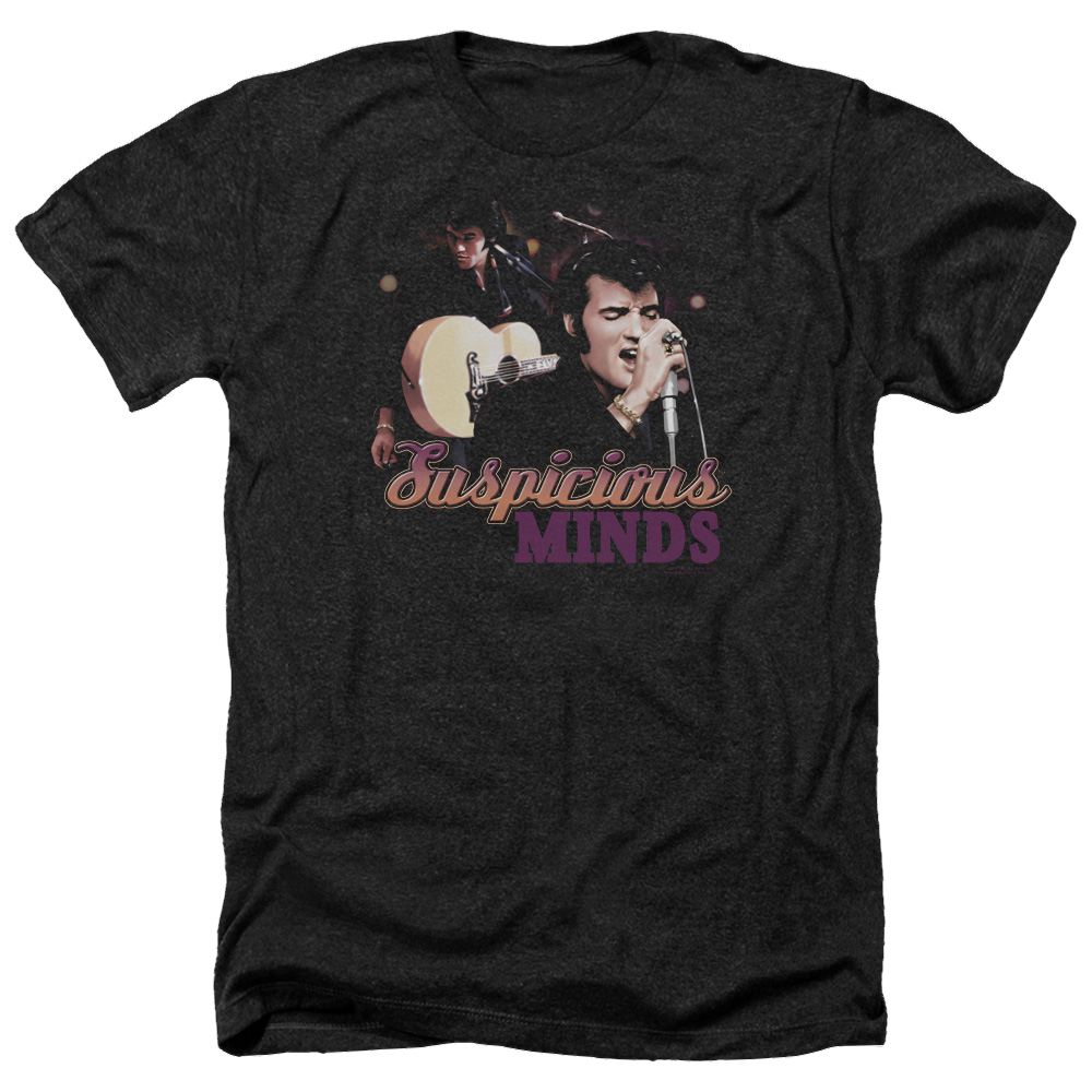 Elvis Presley Suspicious Minds - Men's Heather T-Shirt Men's Heather T-Shirt Elvis Presley   