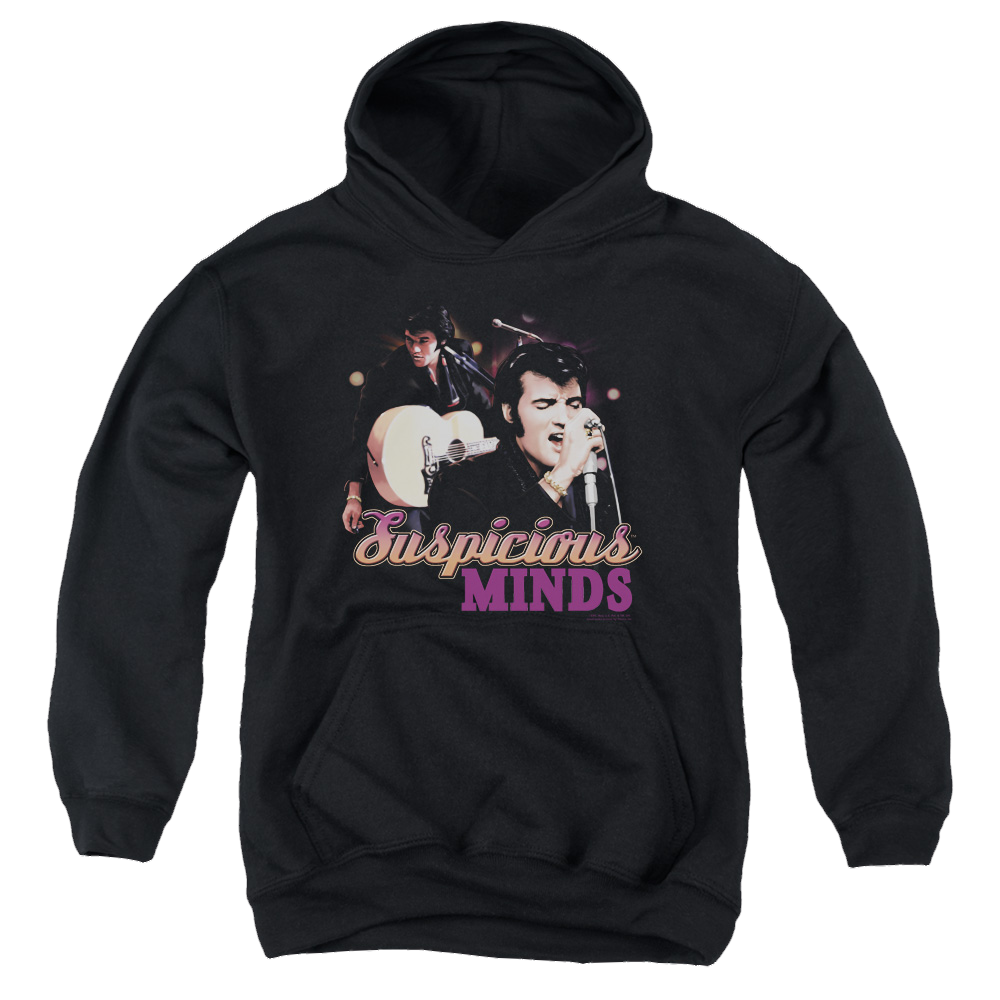 Elvis Presley Suspicious Minds - Youth Hoodie (Ages 8-12) Youth Hoodie (Ages 8-12) Elvis Presley   