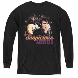 Elvis Presley Suspicious Minds - Youth Long Sleeve T-Shirt Youth Long Sleeve T-Shirt Elvis Presley   