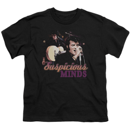 Elvis Presley Suspicious Minds - Youth T-Shirt (Ages 8-12) Youth T-Shirt (Ages 8-12) Elvis Presley   