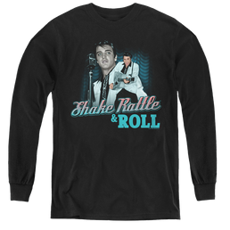 Elvis Presley Shake Rattle & Roll - Youth Long Sleeve T-Shirt Youth Long Sleeve T-Shirt Elvis Presley   