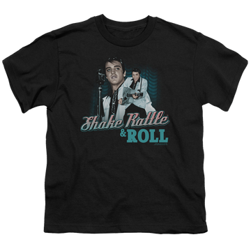 Elvis Presley Shake Rattle & Roll - Youth T-Shirt (Ages 8-12) Youth T-Shirt (Ages 8-12) Elvis Presley   