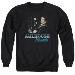 Elvis Presley Jailhouse Rock - Men's Crewneck Sweatshirt Men's Crewneck Sweatshirt Elvis Presley   