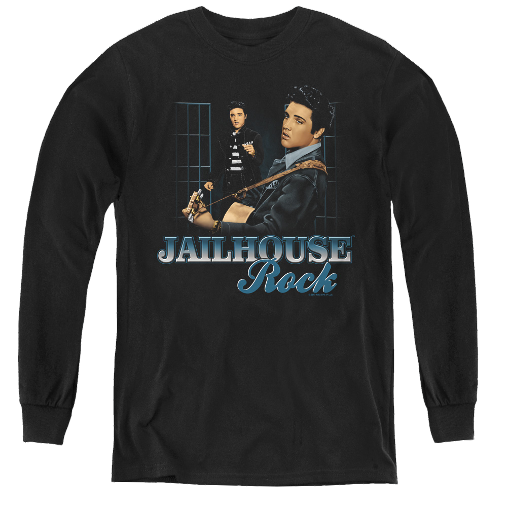 Elvis Presley Jailhouse Rock - Youth Long Sleeve T-Shirt Youth Long Sleeve T-Shirt Elvis Presley   