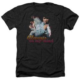 Elvis Presley Always On My Mind - Men's Heather T-Shirt Men's Heather T-Shirt Elvis Presley   