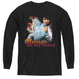 Elvis Presley Always On My Mind - Youth Long Sleeve T-Shirt Youth Long Sleeve T-Shirt Elvis Presley   