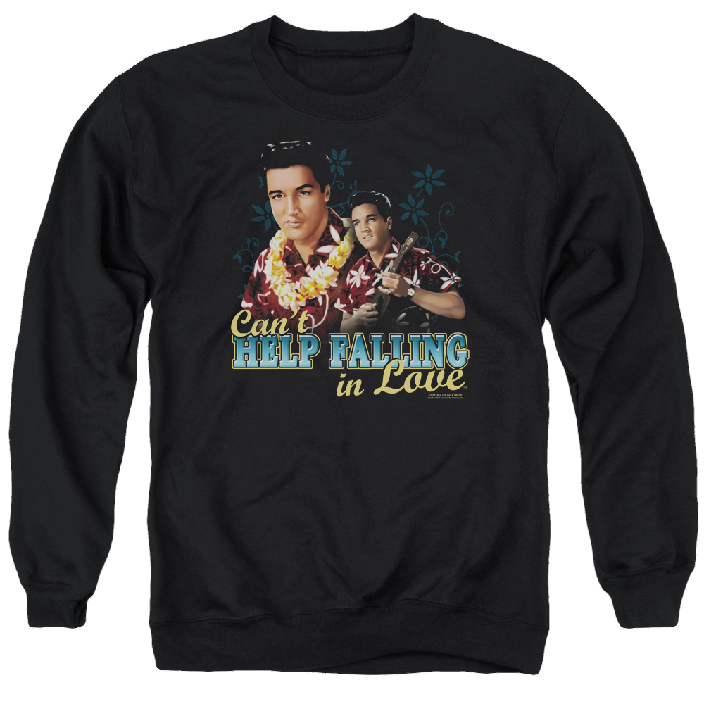 Elvis Presley Cant Help Falling - Men's Crewneck Sweatshirt Men's Crewneck Sweatshirt Elvis Presley   