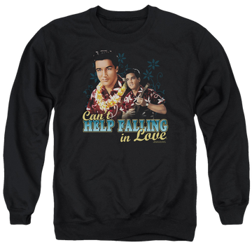 Elvis Presley Cant Help Falling - Men's Crewneck Sweatshirt Men's Crewneck Sweatshirt Elvis Presley   