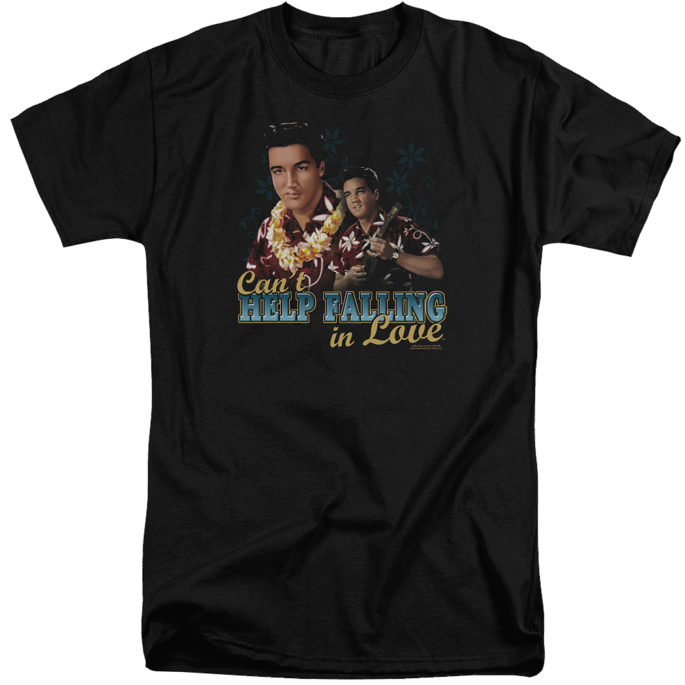 Elvis Presley Cant Help Falling - Men's Tall Fit T-Shirt Men's Tall Fit T-Shirt Elvis Presley   