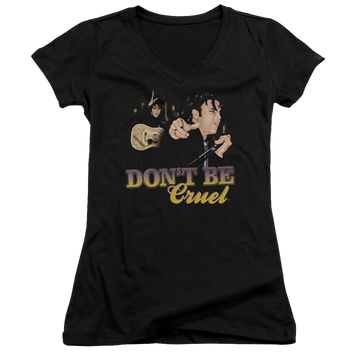 Elvis Presley Dont Be Cruel - Juniors V-Neck T-Shirt Juniors V-Neck T-Shirt Elvis Presley   