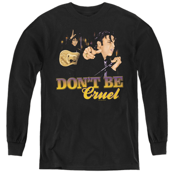 Elvis Presley Dont Be Cruel - Youth Long Sleeve T-Shirt Youth Long Sleeve T-Shirt Elvis Presley   