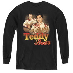 Elvis Presley Teddy Bear - Youth Long Sleeve T-Shirt Youth Long Sleeve T-Shirt Elvis Presley   