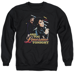 Elvis Presley Are You Lonesome - Men's Crewneck Sweatshirt Men's Crewneck Sweatshirt Elvis Presley   
