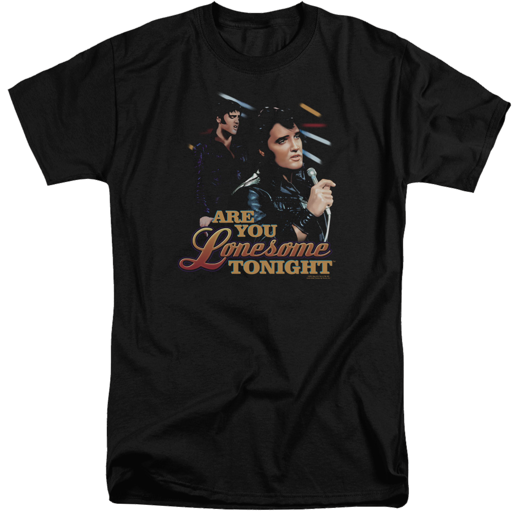 Elvis Presley Are You Lonesome - Men's Tall Fit T-Shirt Men's Tall Fit T-Shirt Elvis Presley   