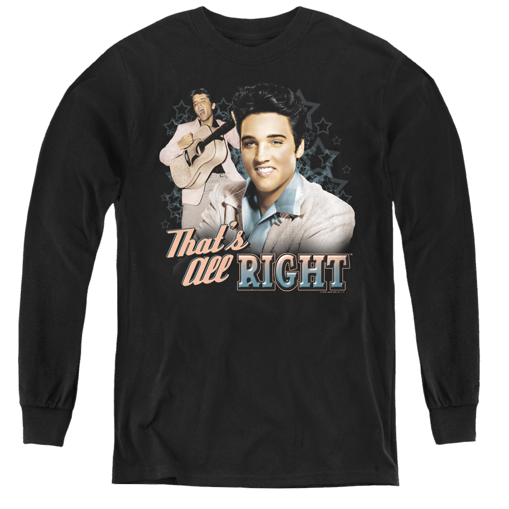 Elvis Presley Thats All Right - Youth Long Sleeve T-Shirt Youth Long Sleeve T-Shirt Elvis Presley   