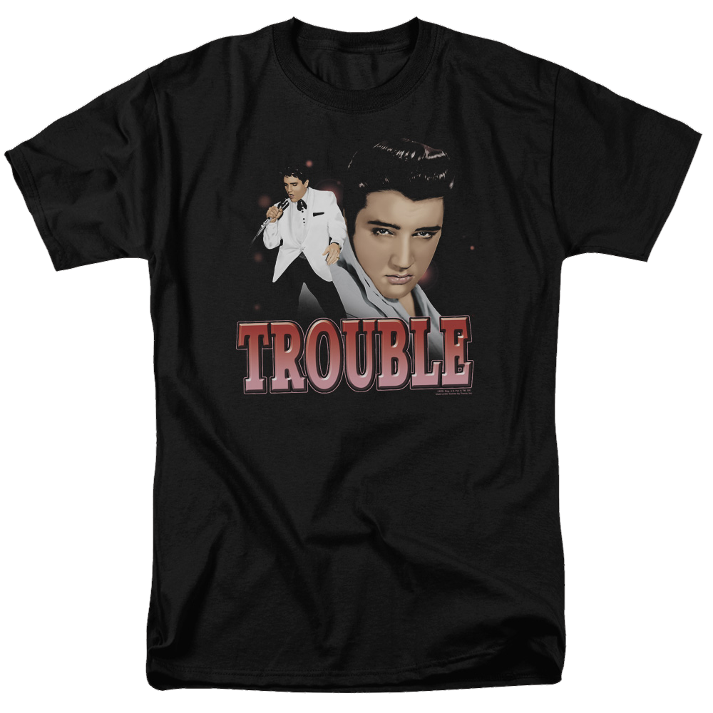 Elvis Presley Trouble - Men's Regular Fit T-Shirt Men's Regular Fit T-Shirt Elvis Presley   