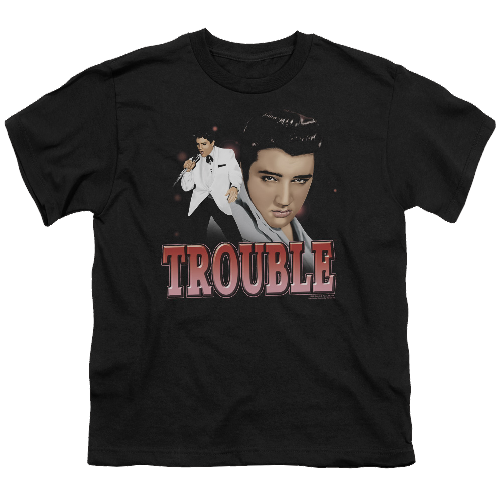 Elvis Presley Trouble - Youth T-Shirt (Ages 8-12) Youth T-Shirt (Ages 8-12) Elvis Presley   