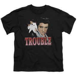 Elvis Presley Trouble - Youth T-Shirt (Ages 8-12) Youth T-Shirt (Ages 8-12) Elvis Presley   