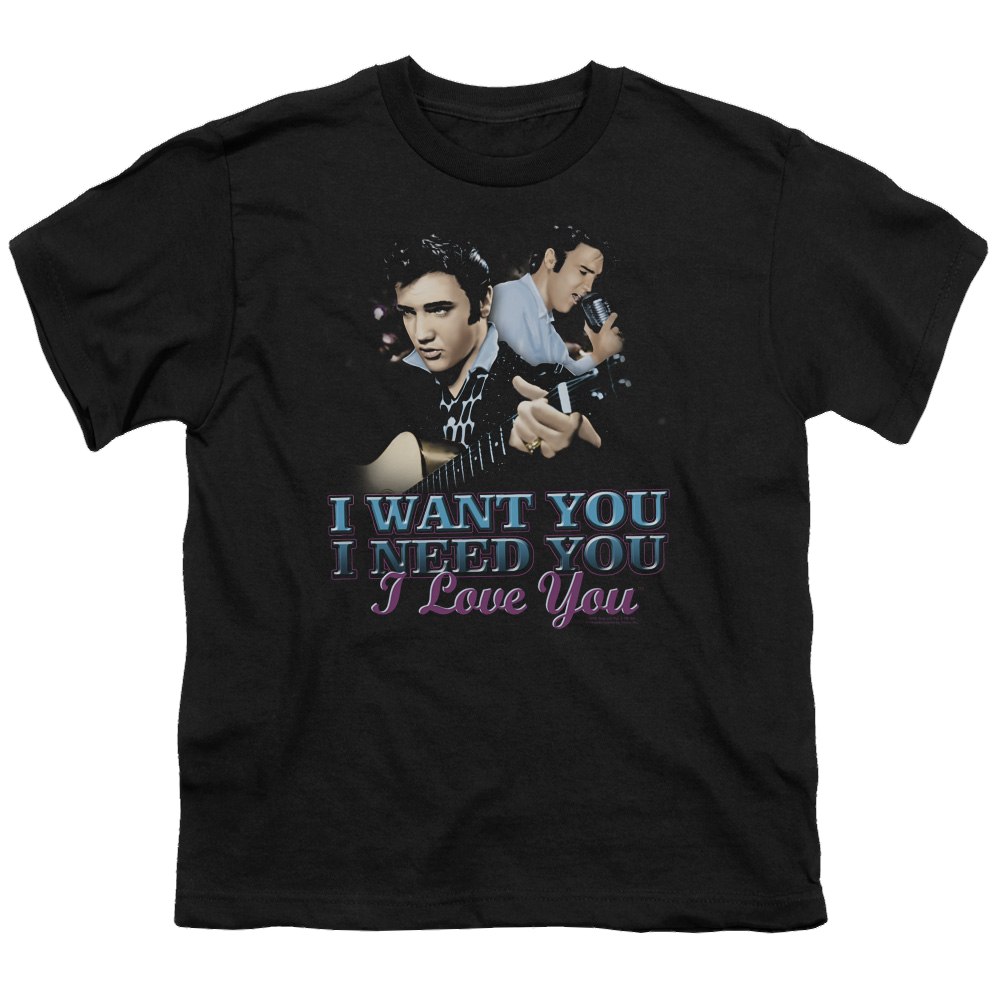Elvis Presley I Want You - Kid's T-Shirt Kid's T-Shirt (Ages 4-7) Elvis Presley   