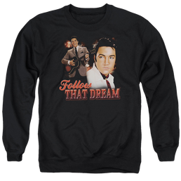 Elvis Presley Follow That Dream - Men's Crewneck Sweatshirt Men's Crewneck Sweatshirt Elvis Presley   