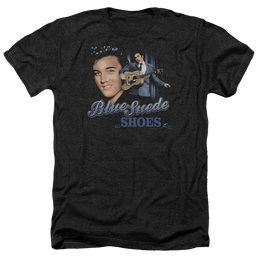 Elvis Presley Blue Suede Shoes - Men's Heather T-Shirt Men's Heather T-Shirt Elvis Presley   