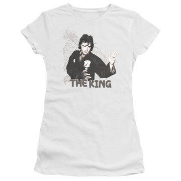 Elvis Presley Fighting King - Juniors T-Shirt Juniors T-Shirt Elvis Presley   