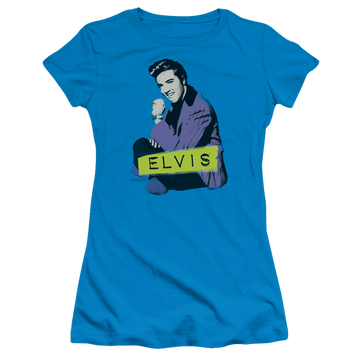Elvis Presley Sitting - Juniors T-Shirt Juniors T-Shirt Elvis Presley   