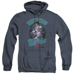 Elvis Presley Total Trouble - Heather Pullover Hoodie Heather Pullover Hoodie Elvis Presley   