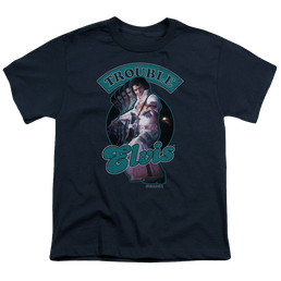 Elvis Presley Total Trouble - Youth T-Shirt (Ages 8-12) Youth T-Shirt (Ages 8-12) Elvis Presley   