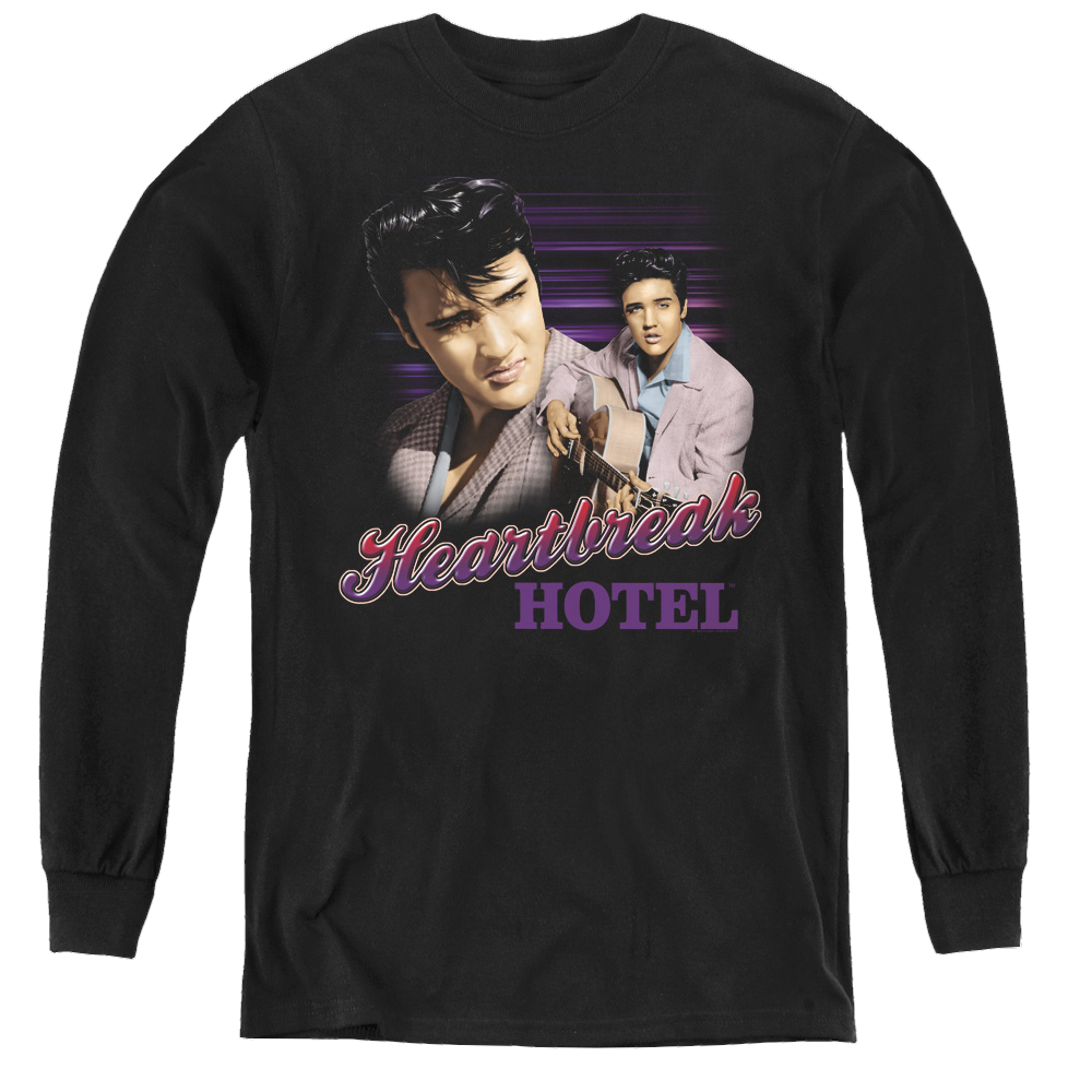 Elvis Presley Heartbreak Hotel - Youth Long Sleeve T-Shirt Youth Long Sleeve T-Shirt Elvis Presley   