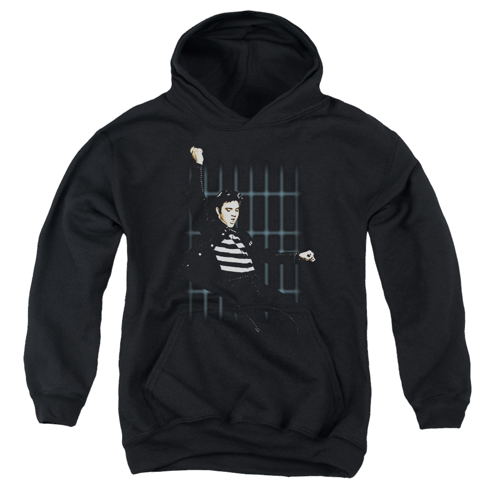 Elvis Presley Blue Bars - Youth Hoodie (Ages 8-12) Youth Hoodie (Ages 8-12) Elvis Presley   