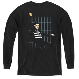 Elvis Presley Blue Bars - Youth Long Sleeve T-Shirt Youth Long Sleeve T-Shirt Elvis Presley   