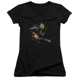 Elvis Presley 1968 - Juniors V-Neck T-Shirt Juniors V-Neck T-Shirt Elvis Presley   