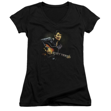 Elvis Presley 1968 - Juniors V-Neck T-Shirt Juniors V-Neck T-Shirt Elvis Presley   