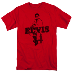 Elvis Presley Jamming - Men's Regular Fit T-Shirt Men's Regular Fit T-Shirt Elvis Presley   