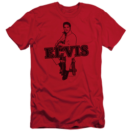 Elvis Presley Jamming - Men's Slim Fit T-Shirt Men's Slim Fit T-Shirt Elvis Presley   