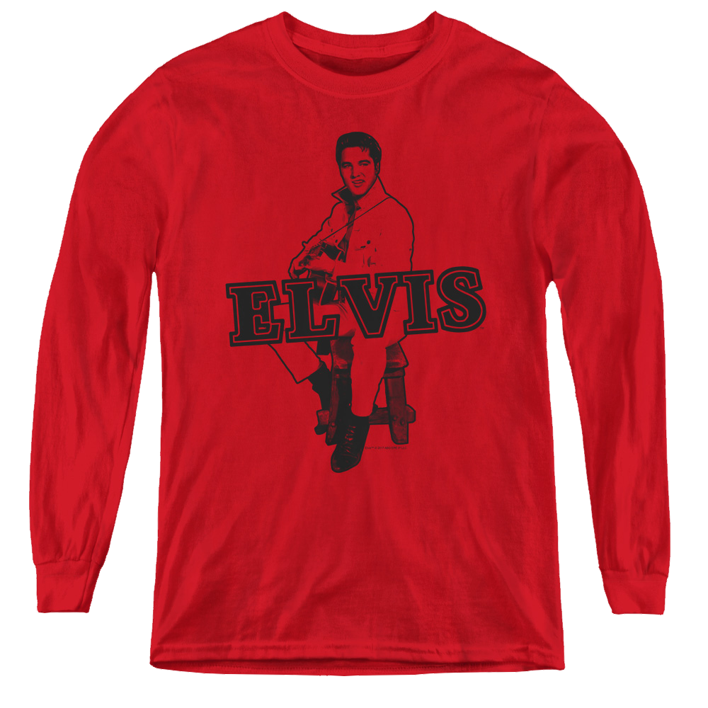 Elvis Presley Jamming - Youth Long Sleeve T-Shirt Youth Long Sleeve T-Shirt Elvis Presley   