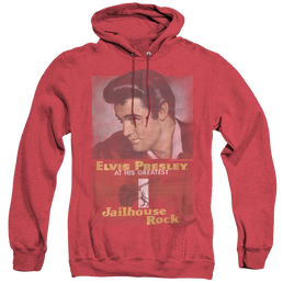 Elvis Presley Jailhouse Rock Poster - Heather Pullover Hoodie Heather Pullover Hoodie Elvis Presley   