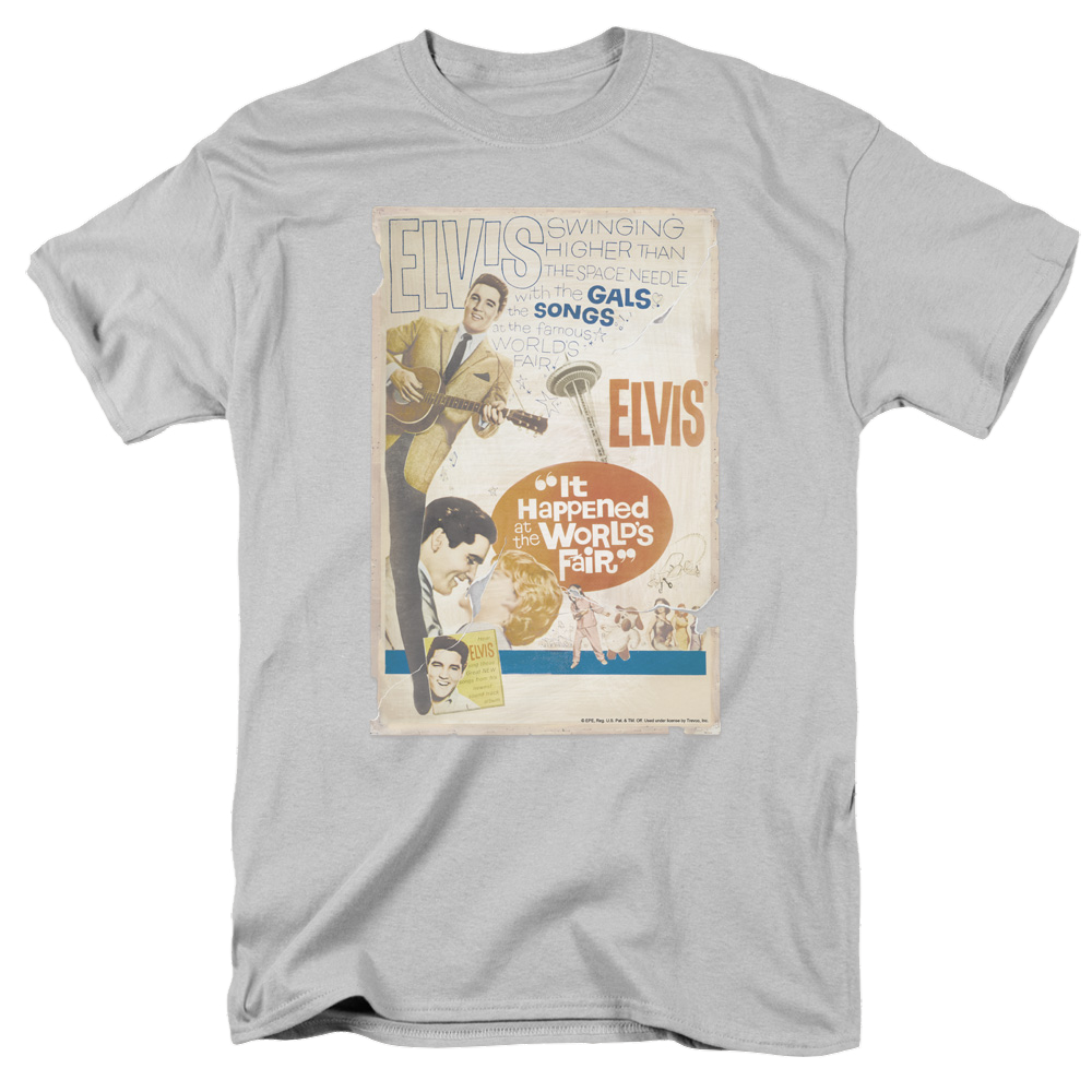 Elvis Presley World Fair Poster - Men's Regular Fit T-Shirt Men's Regular Fit T-Shirt Elvis Presley   